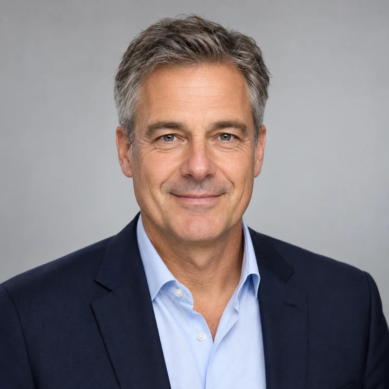 Derselbe fiktive Interim Manager auf der passenden Beispielwebsite